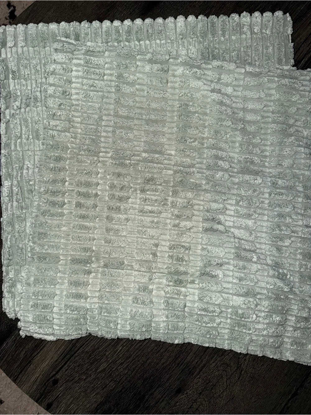 Soft Waffle Knit Accent Pillow Covers - Greyish Green